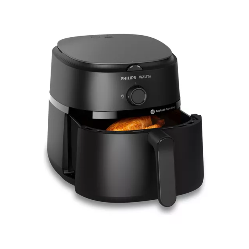 Fritadeira Elétrica Airfryer Philips Walita Série 1000 XL NA130 Sem Óleo 6,2 Litros 1700W preto 220V