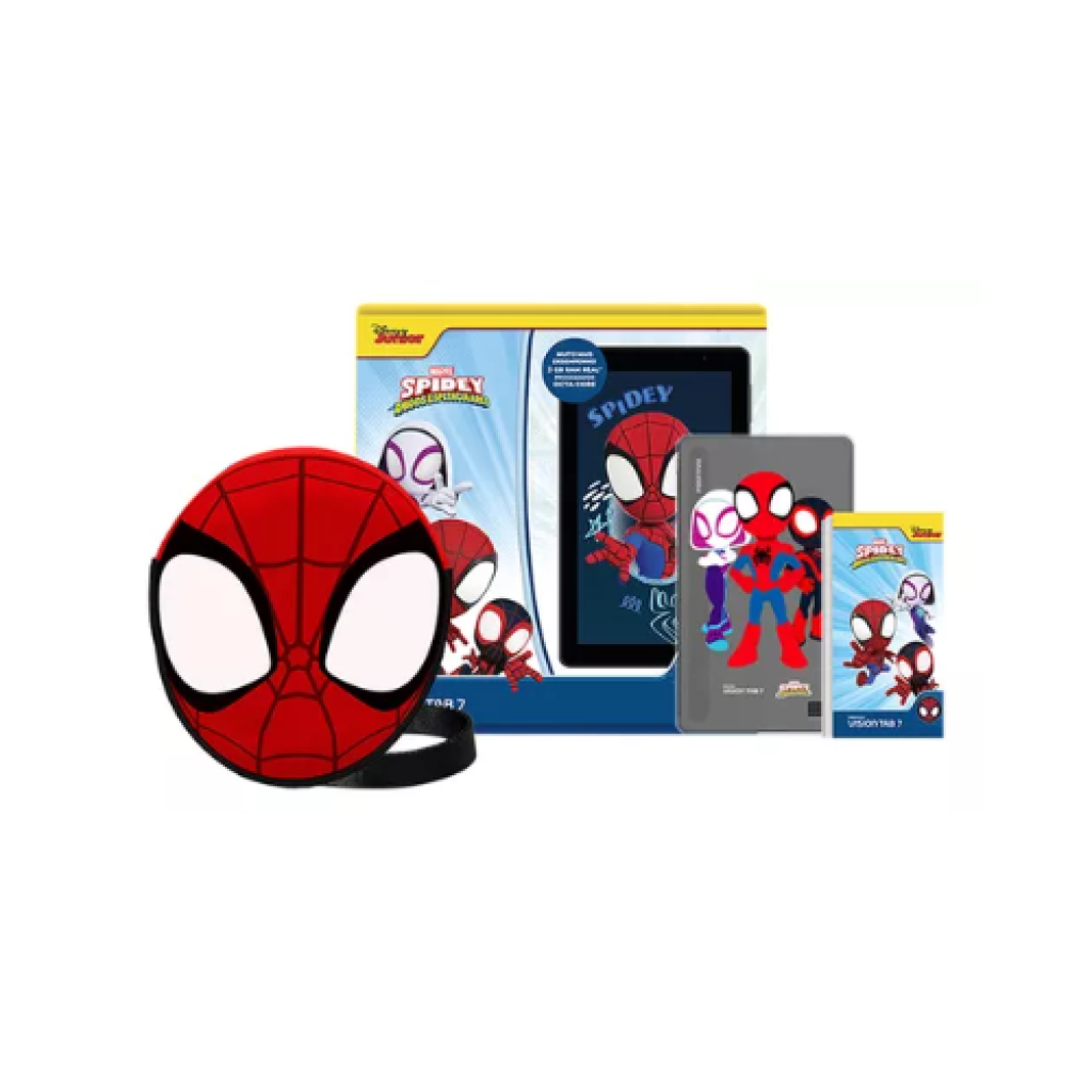 Tablet Infantil Positivo Vision Tab 7 Spidey T307SP 3GB RAM 64GB Android 14 Wi-Fi Capa Bolsa