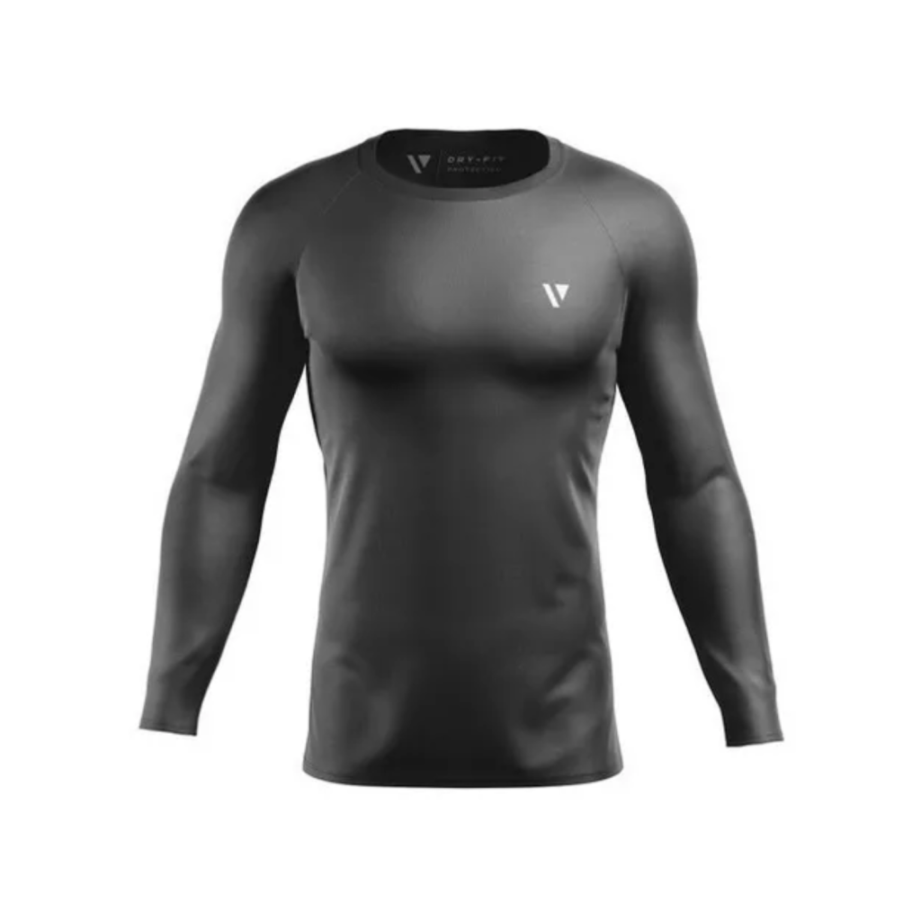 Camisa Segunda Pele Térmica com Proteção Solar UV FPU 50+ para Esportes