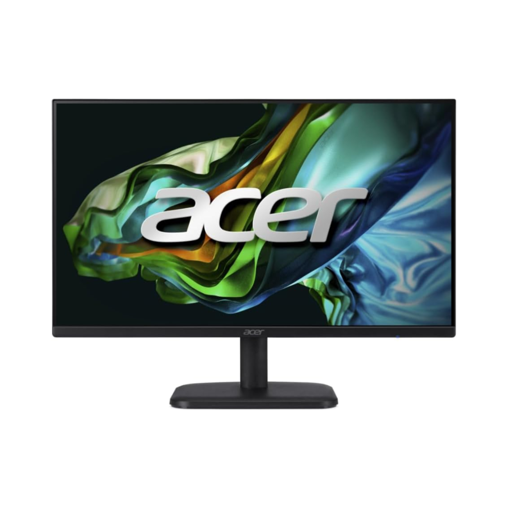 MONITOR ACER EK1 series - EK241Y Ebi Preto LED IPS 23.8” FHD 1920 x 1080 100 Hz sRGB 99% 1ms VRB AMD FreeSync ZeroFrame