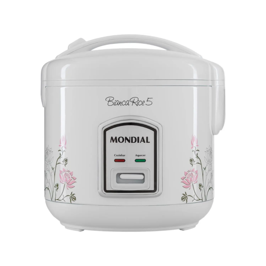 Panela de Arroz Elétrica Mondial Bianca Rice - NPE-05-5X 5 Xícaras 400W