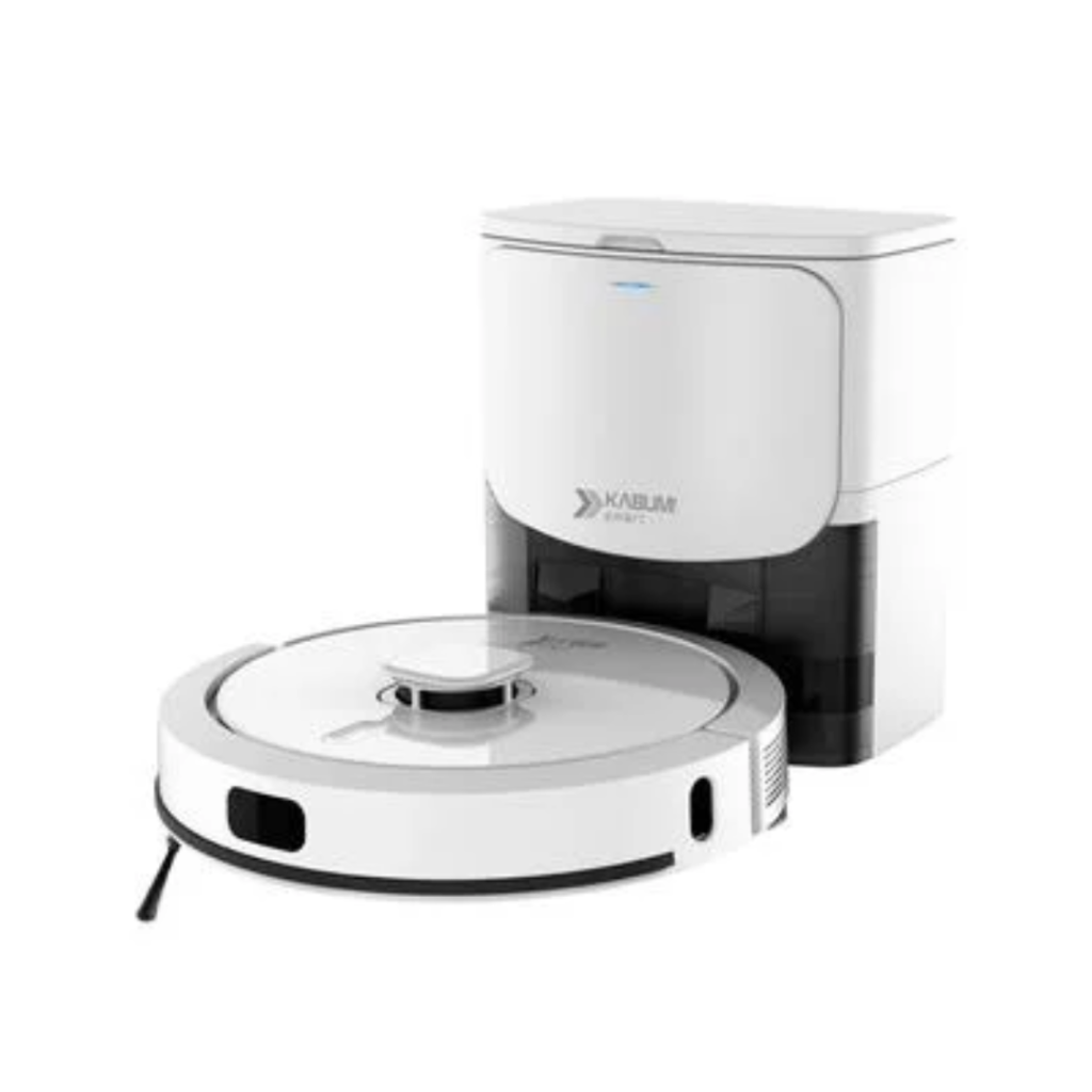 Robô Aspirador e Passa Pano KaBuM! Smart 900 - 220v, Branco - KBSF012