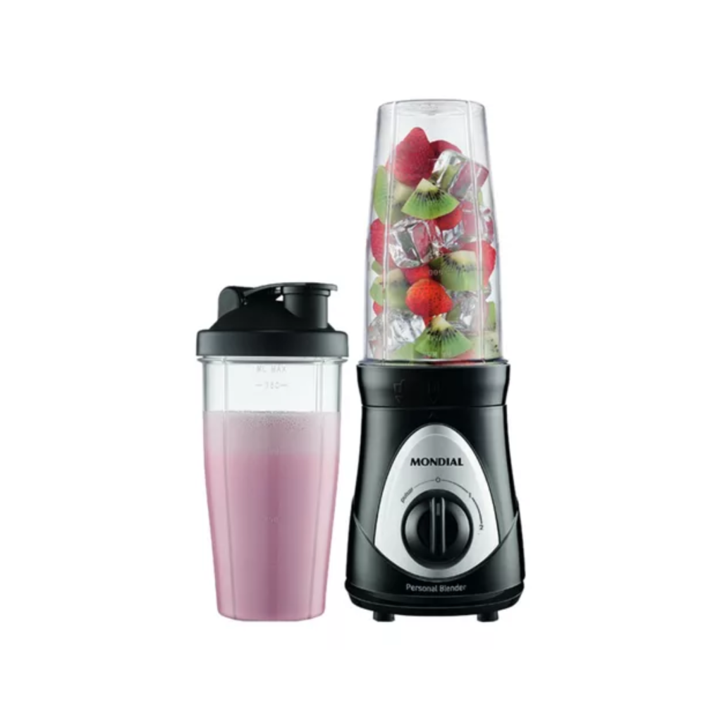 Liquidificador Portátil Personal Blender Dg01 750 Ml Cor Preto/Prata 127V