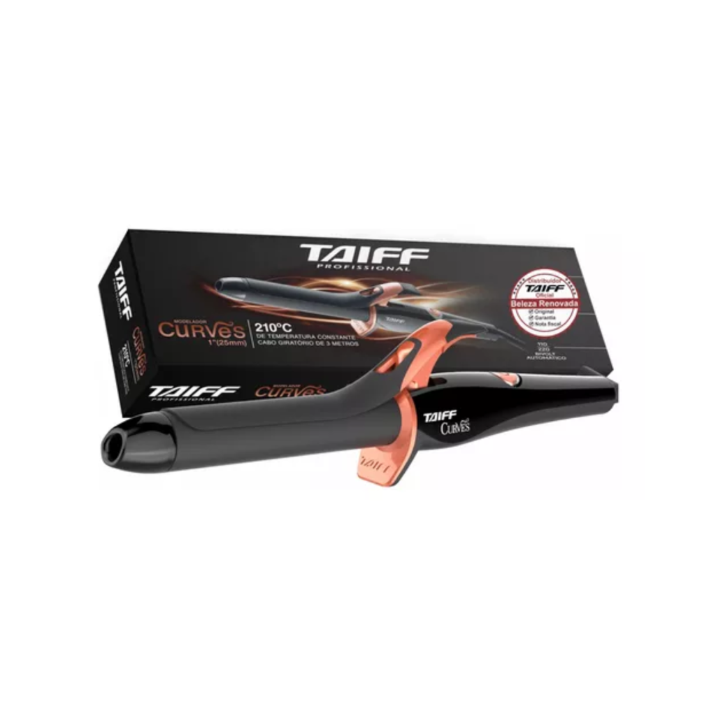 Modelador de cachos de barril Taiff Curves 25mm de diâmetro 127/220V