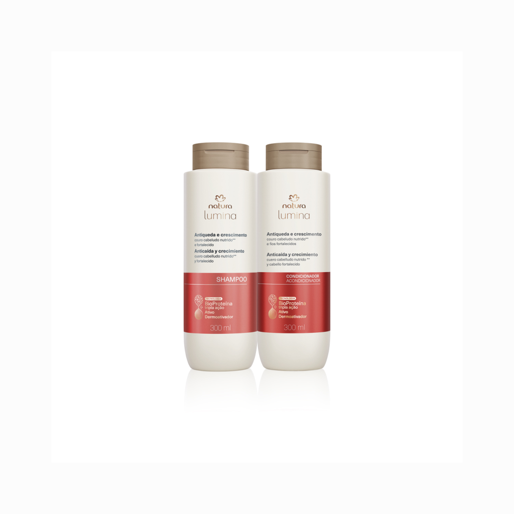 Kit Antiqueda e Crescimento Lumina com Shampoo e Condicionador