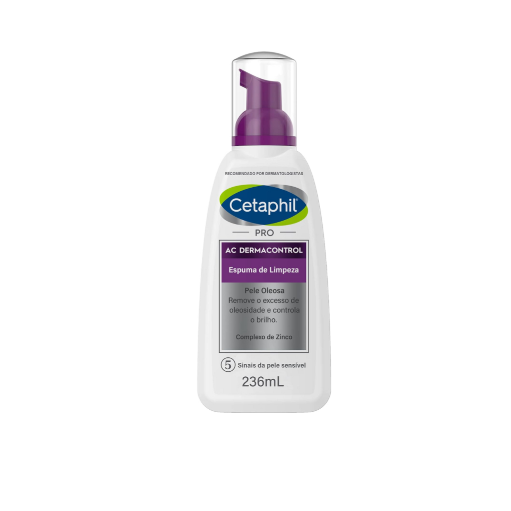 Cetaphil Pro AC Dermacontrol Espuma De Limpeza Facial Pele Oleosa 236ml