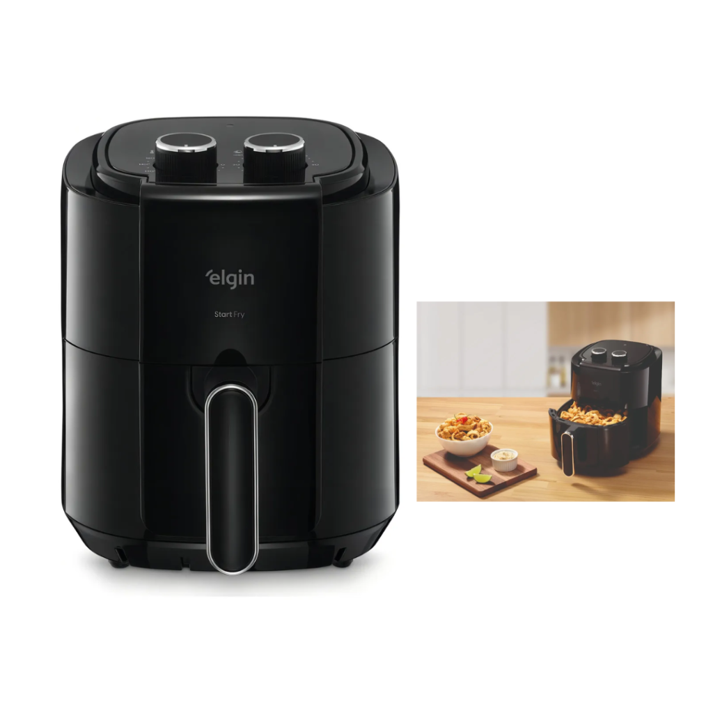 Fritadeira Air Fryer Elétrica Start Fry 3,5l Elgin