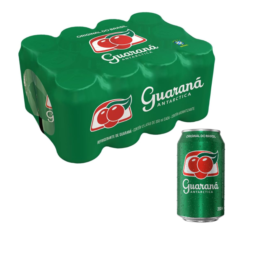 Pack de Refrigerante Guaraná Antarctica Lata 350ml 12 Unidades