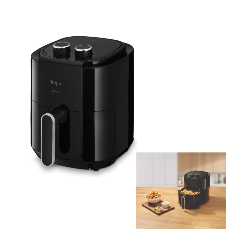 Fritadeira Air Fryer Elétrica Start Fry 3,5l 110v Elgin