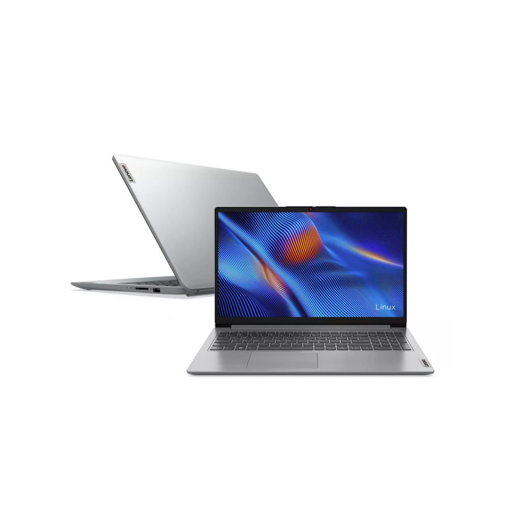 Notebook Lenovo Ideapad 1 Intel Core i3 1215U 4gb Ram 128gb Ssd Linux Tela 15,6" Intel Uhd Graphics 82VYS01100