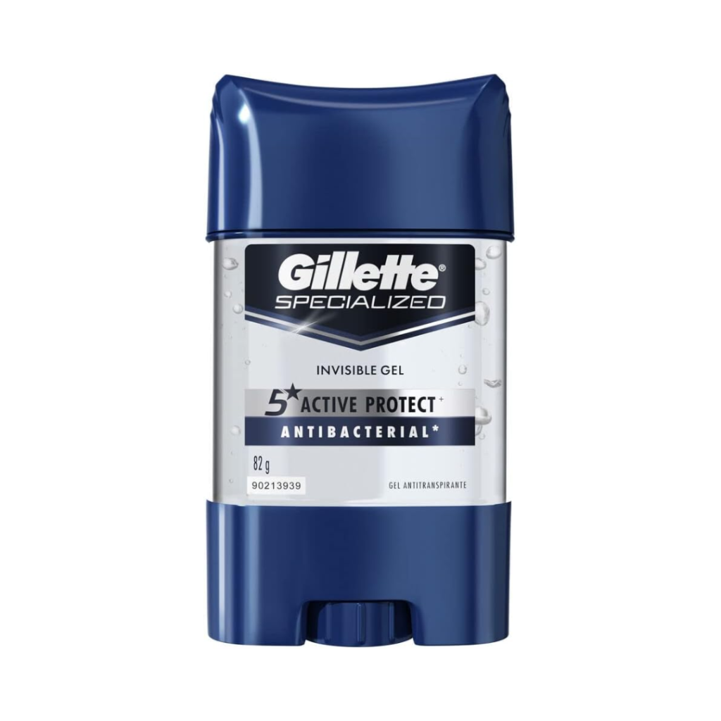 Gillette Desodorante Gel Antitranspirante Antibacterial 82G