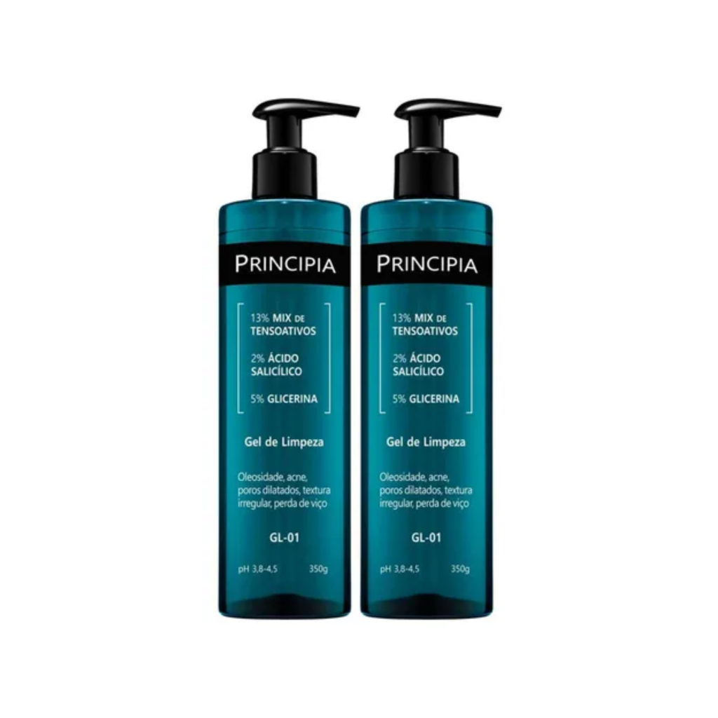 Kit 2 Gel De Limpeza Facial Principia GL-01