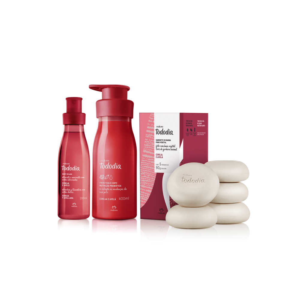 Kit Tododia Cereja e Avelã (3 produtos)
