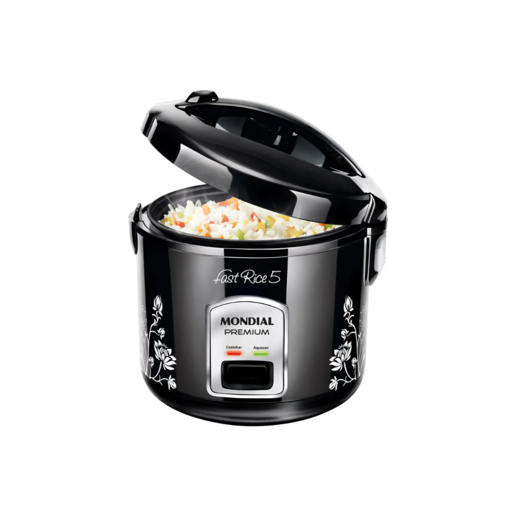 Panela de Arroz Elétrica Mondial Fast Rice 5 - Premium 5 Xícaras 400W
