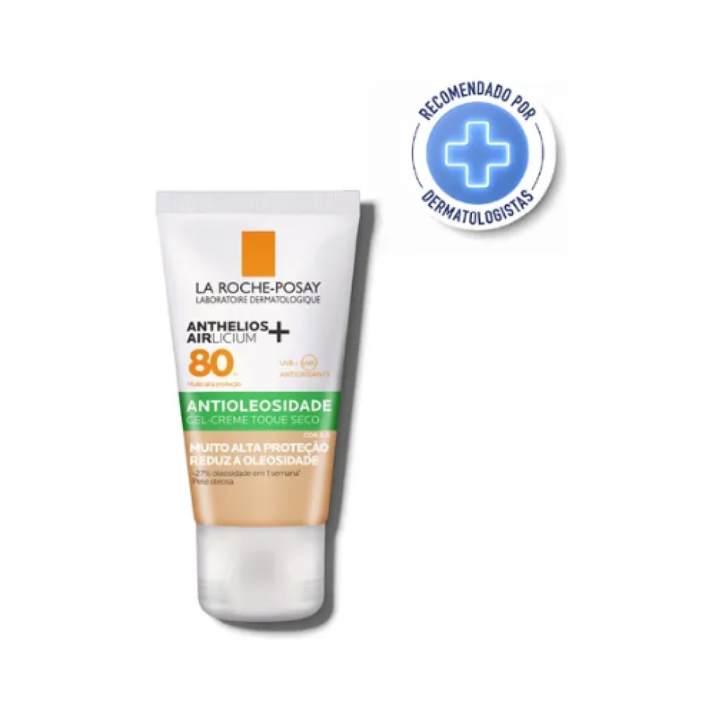 Protetor Solar La Roche-Posay Anthelios Airlicium+ FPS80 Cor 2.0 Gel Creme 40ml