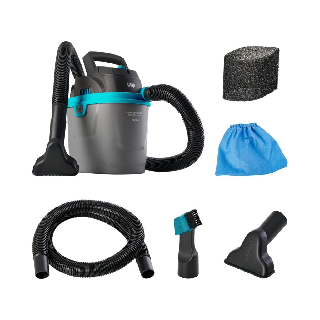 Aspirador de Pó e Água Barril GTW COMPACT, Compacto, 5,5 Litros, com Filtro Lavável, 150mbar 1400W 127V