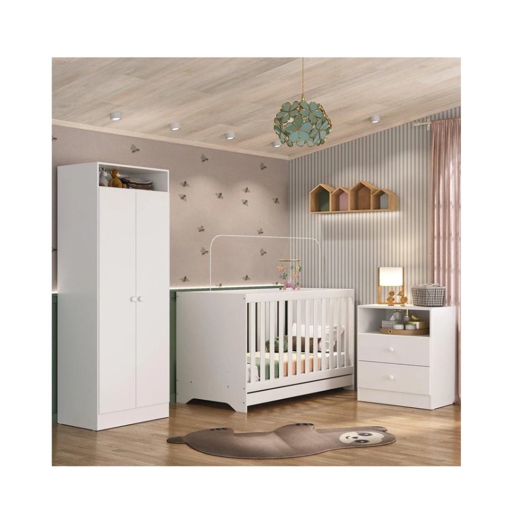 Quarto Infantil Completo Encanto Multimóveis Branco