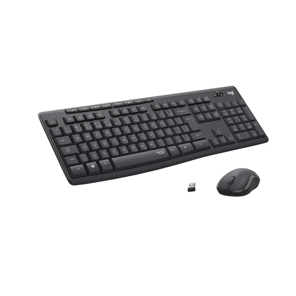 Combo Teclado e Mouse Sem Fio Logitech MK295 com Tecnologia SilentTouch e ABNT2