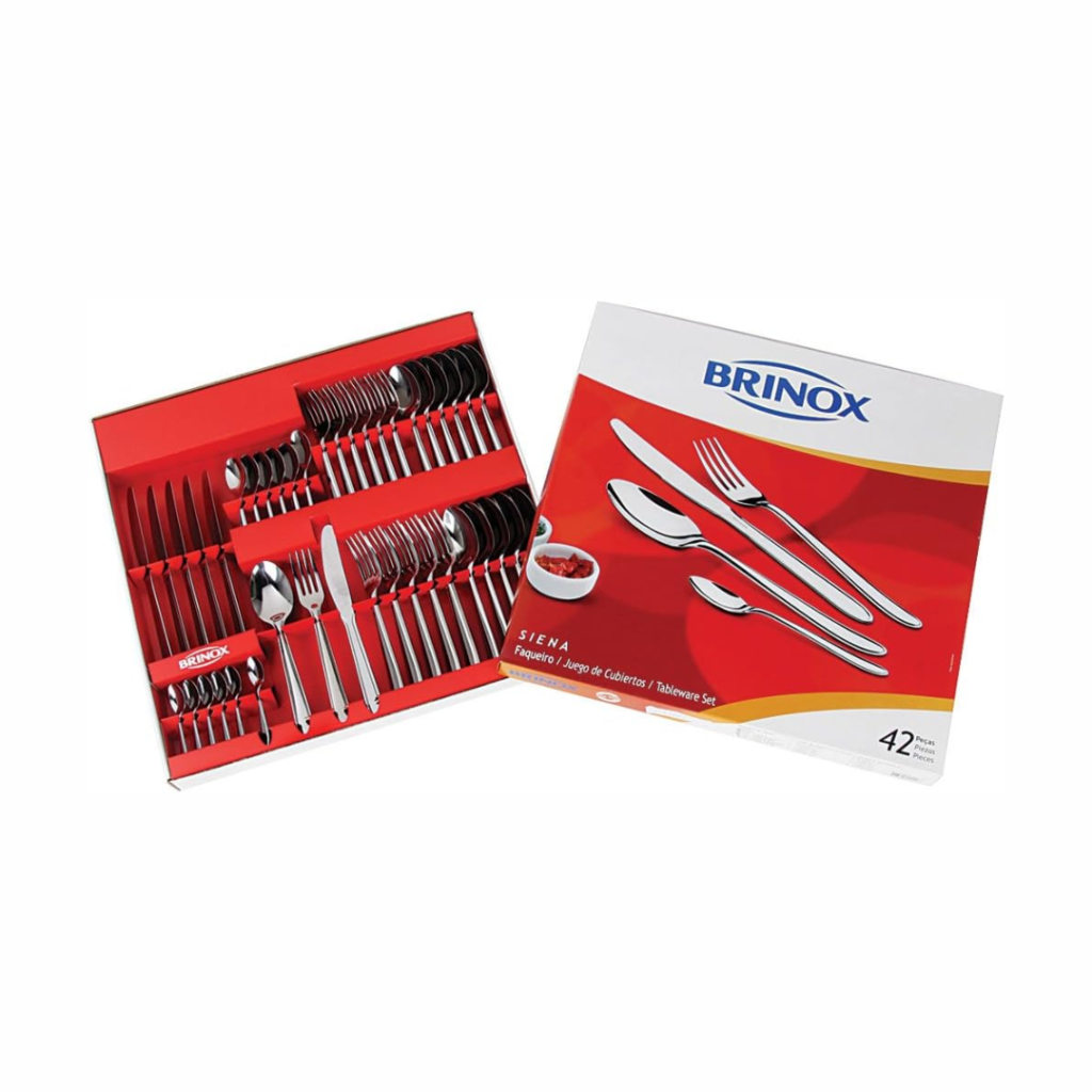 Faqueiro Siena, Brinox 5109/102, Aço Inox