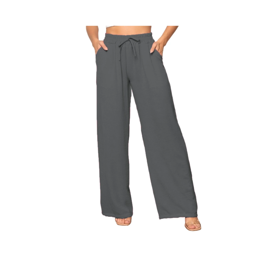 Calça Pantalona Duna Com Bolso