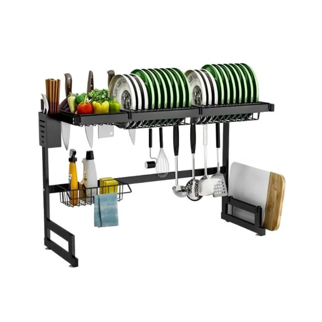 Escorredor Louça Suspenso Organizador Cozinha Modular 24 Pratos 85cm - NOTUZ