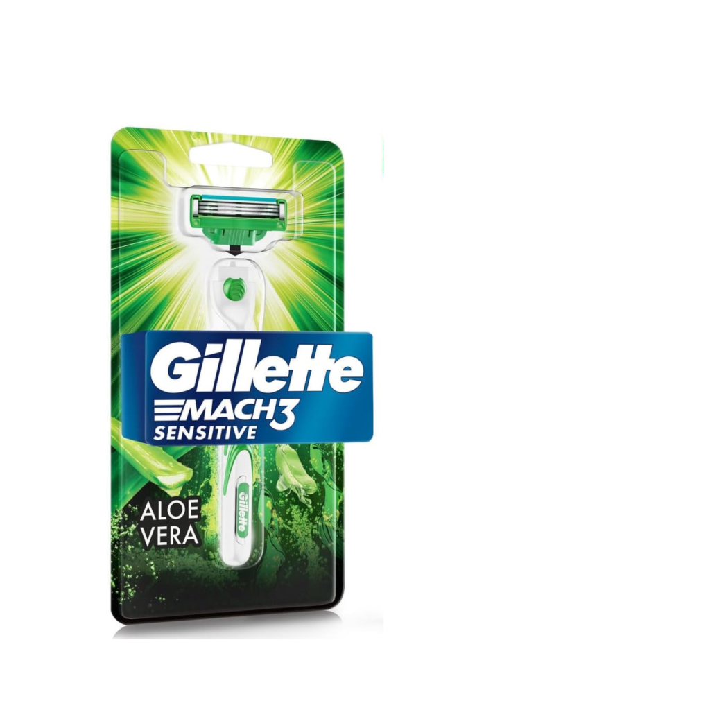 Gillette Aparelho De Barbear Mach3 Sensitive + 1 Carga