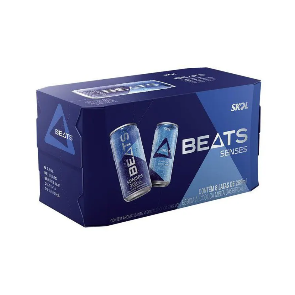 Drink Pronto Beats Senses 269ml Lata 8 Unidades