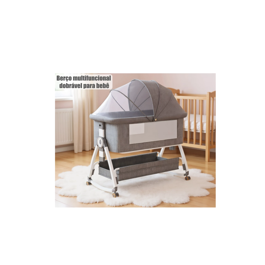 Berço portátil berço portátil 2 em 1 dobrável multifuncional recém-nascido cama king size em patchwork