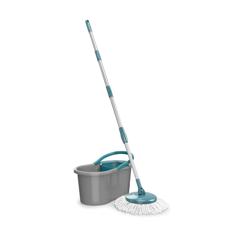 Mop Giratório Fit, Balde 8 litros, limpa, centrifuga, lava e seca, MOP5010, Flash Limp