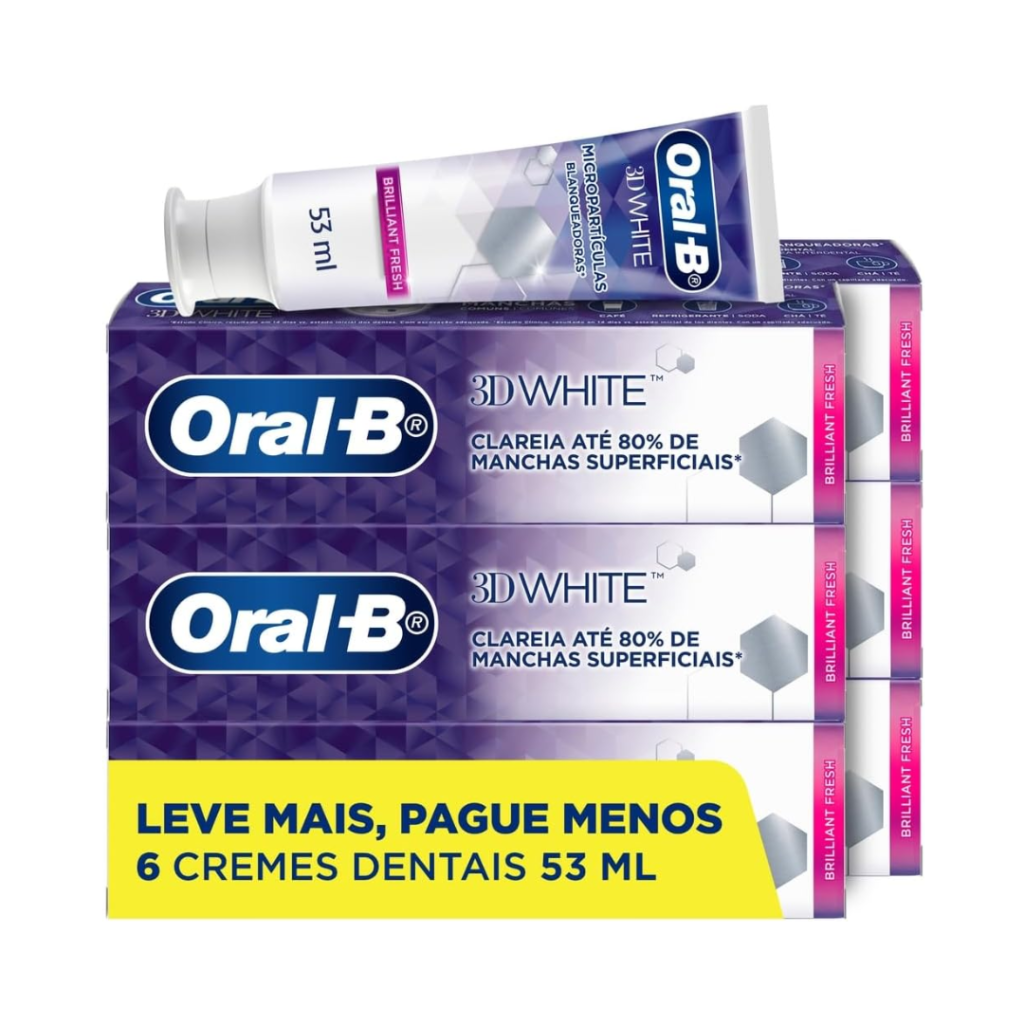 Oral-B Pasta de Dente 3D White Brilliant Fresh