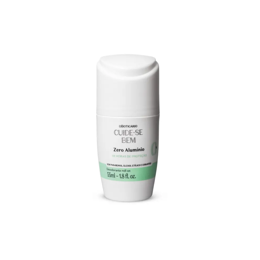 Desodorante Roll-On Cuide-se Bem Zero Alumínio 55ml - Proteção Natural