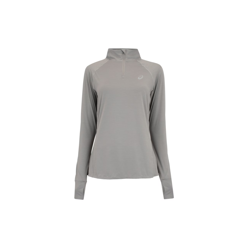 Camiseta Feminina ASICS Manga Longa com Zíper