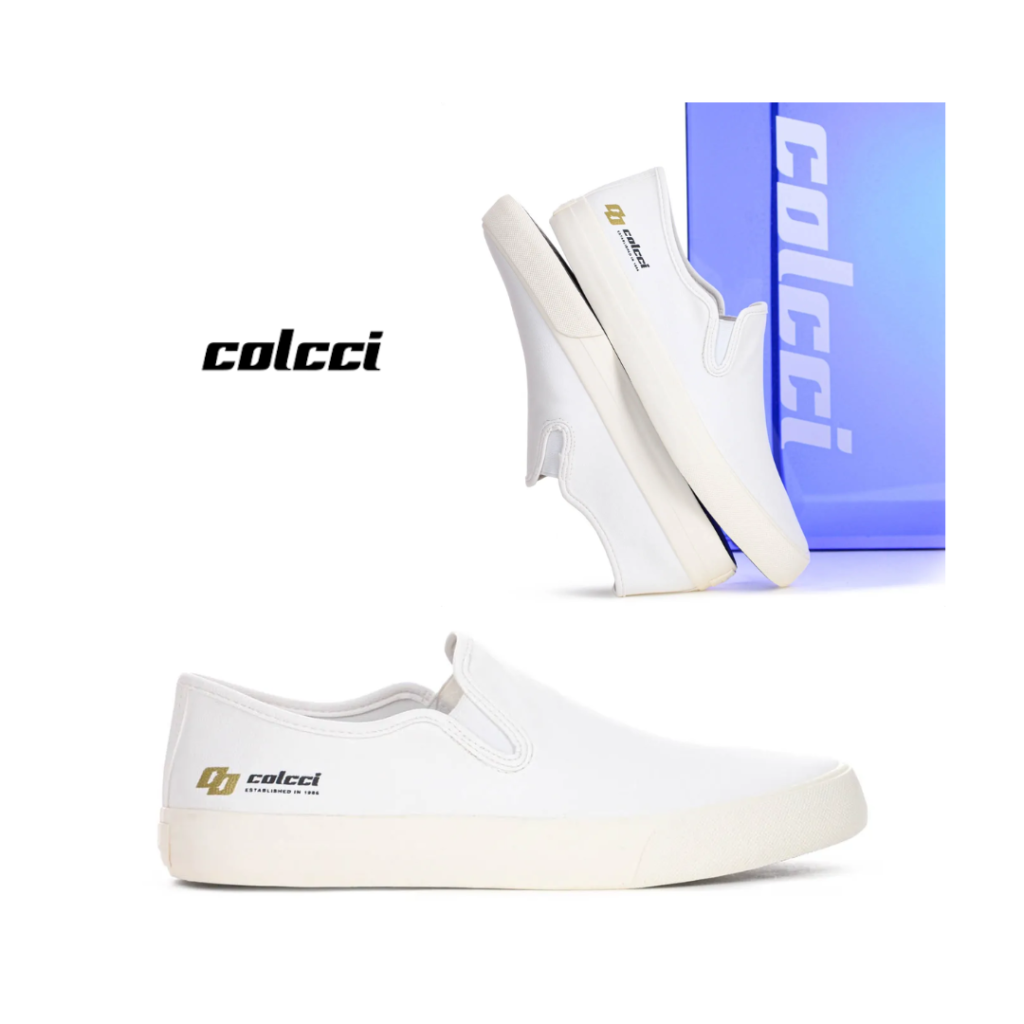 Tênis Colcci Casual Cano Baixo Slip On Masculino Preto Macio