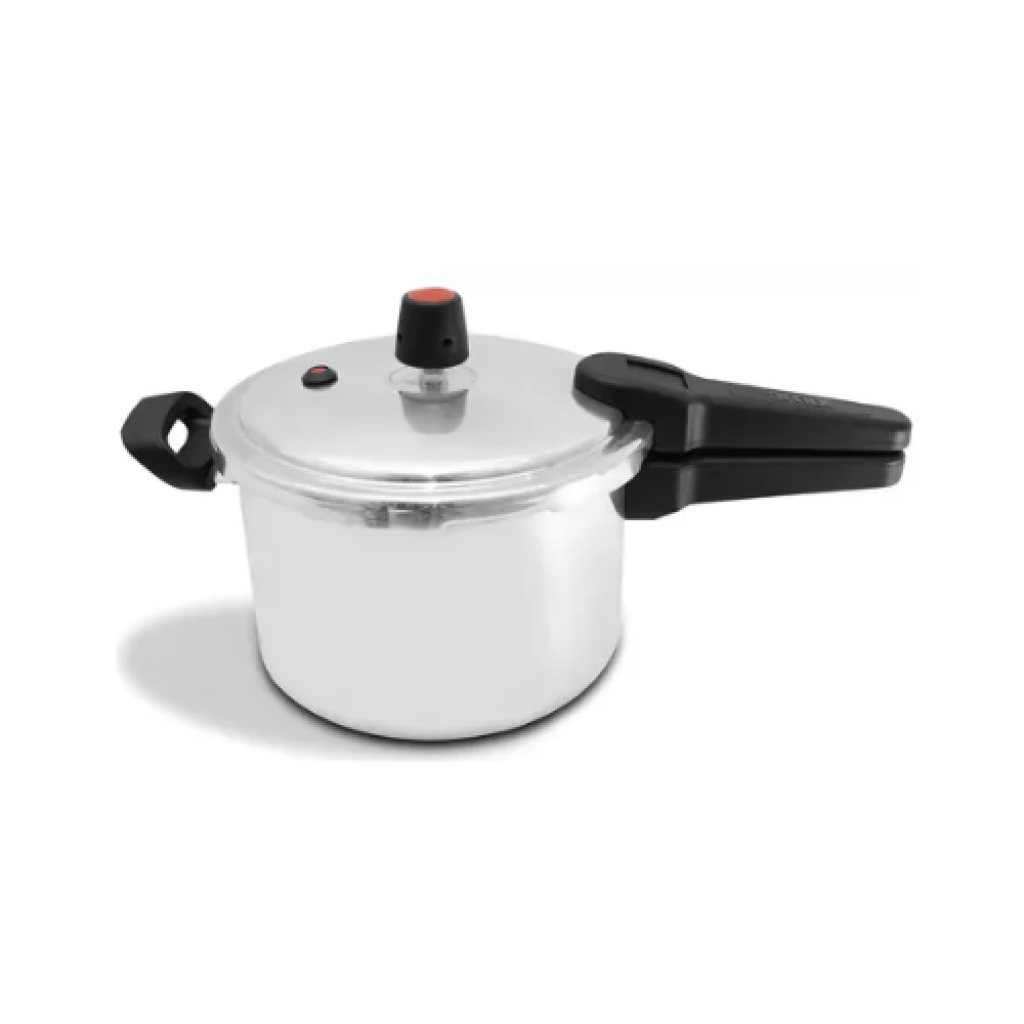 Panela de Pressão 4,5L ARNIX Alumínio Polido Fechamento Externo – Prata