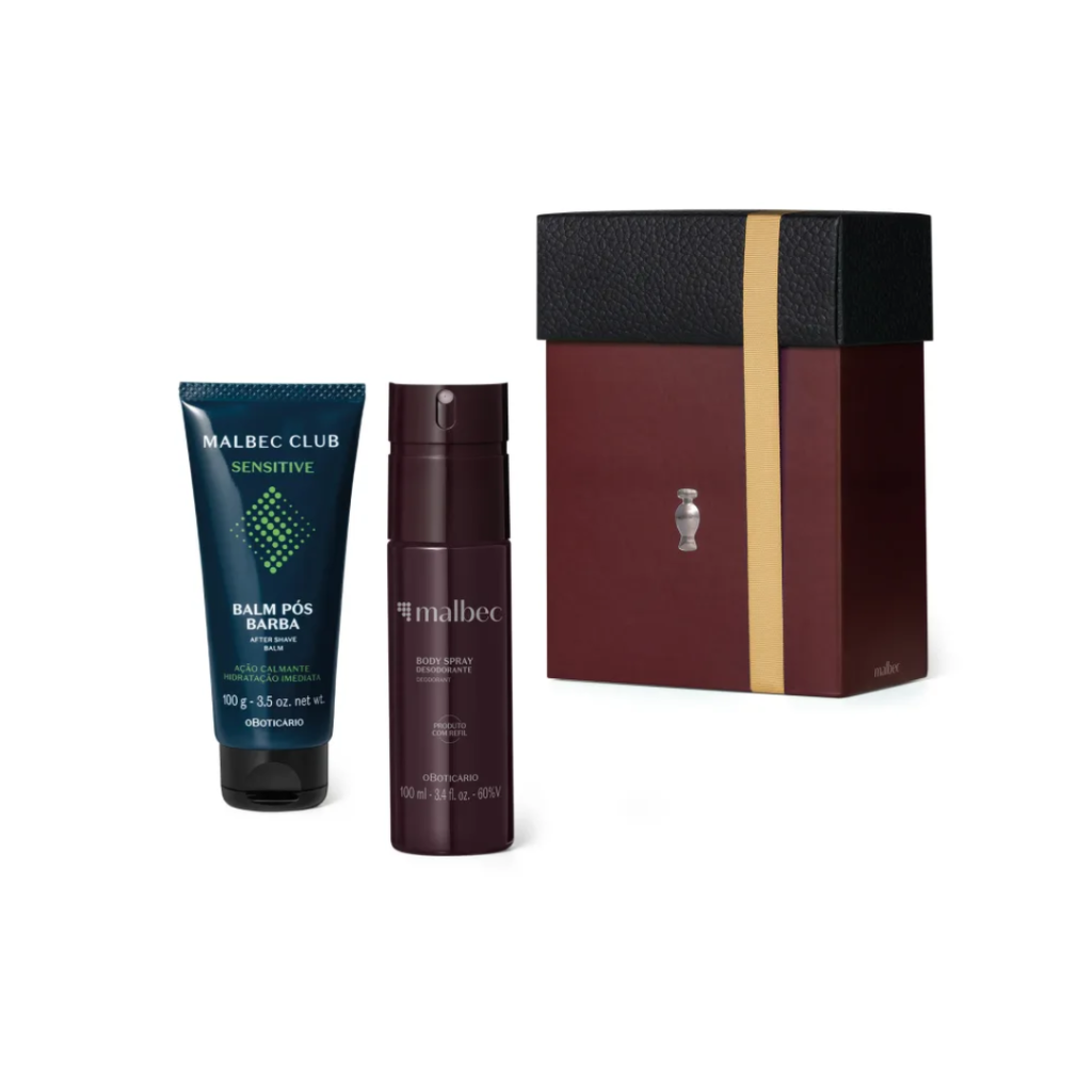 Kit Presente Dia dos Pais Malbec Cuidados (2 itens)