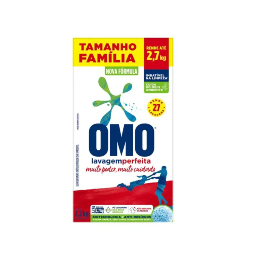 Sabão em Pó Omo Lavagem Perfeita 2.2kg