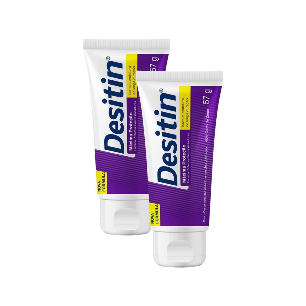 Kit com 2 Creme Preventivo de Assaduras Desitin Máxima Duração 57g