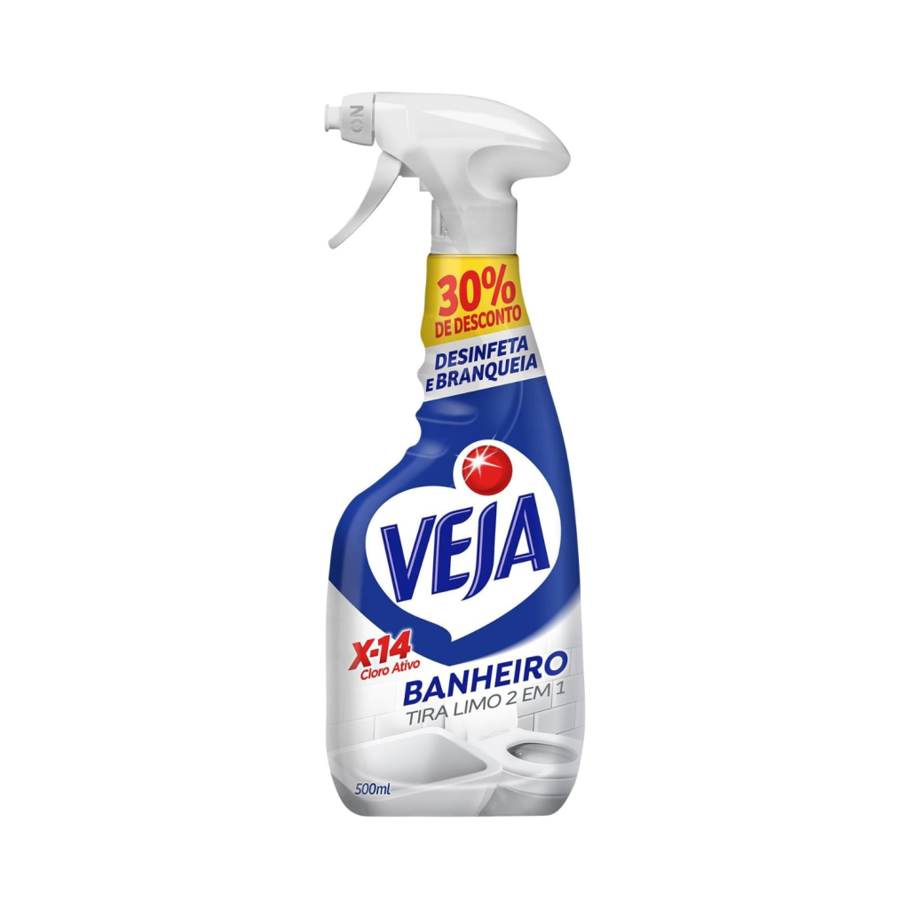 Spray Tira Limo Veja Banheiro X14 500ml Oferta