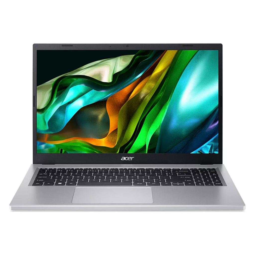 Notebook Acer Aspire 3 Intel Core i3– N305 FHD 15.6" LED TN UHD para processadores Inte 256GB SDD 8GB RAM Debian 64 bits Prata - A315-510P-320B