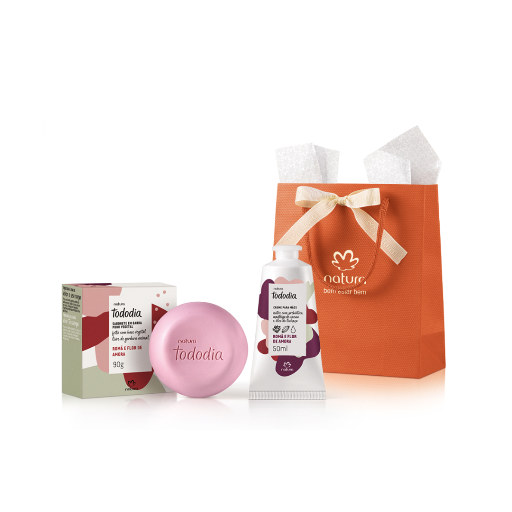 Presente Natura Tododia Romã e Flor de Amora (2 produtos)