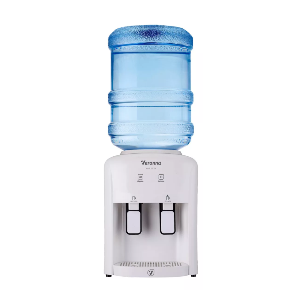 Bebedouro Refrigerado Eletrônico Veronna BE200 Bivolt Agua Gelada Cor Branco 110V/220V