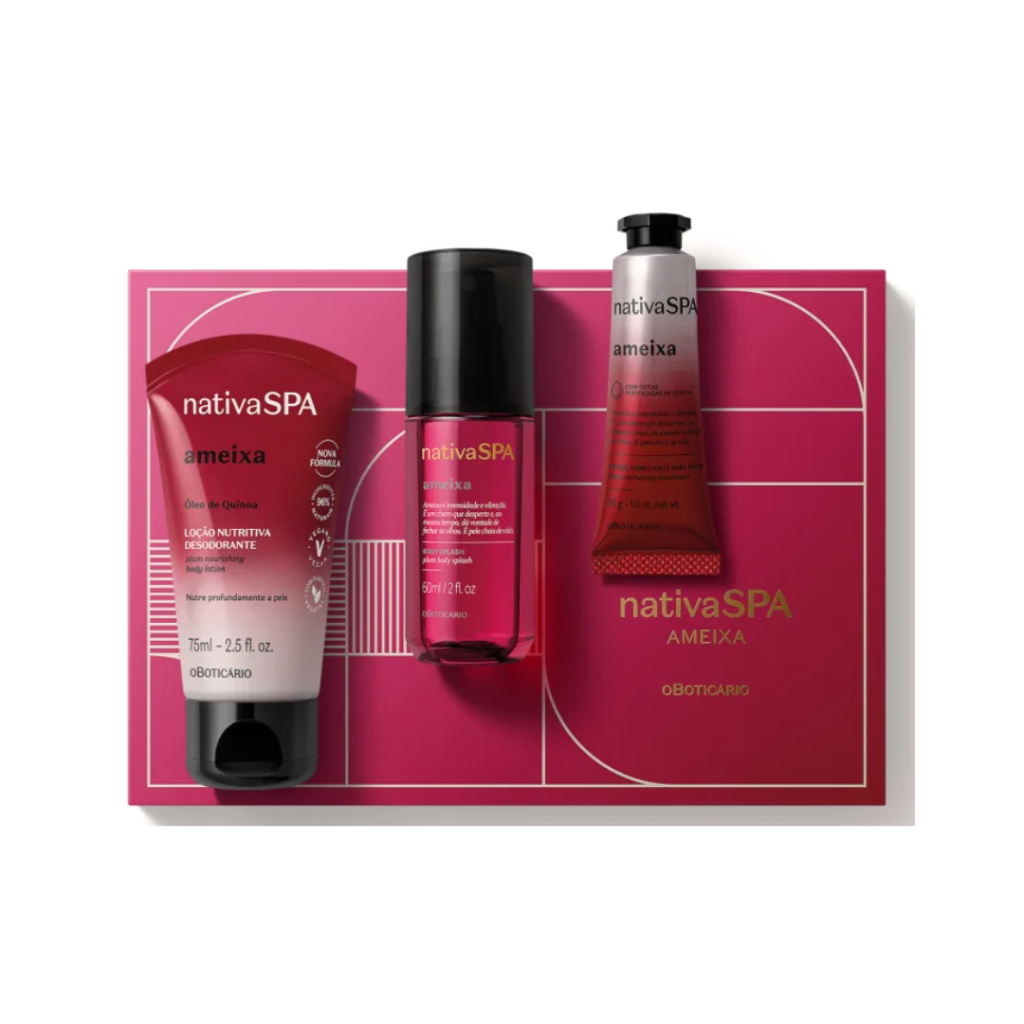 Mini Kit Presente Nativa Spa Ameixa (3 itens)