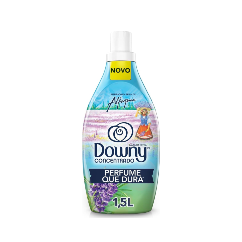 Downy Amaciante Concentrado Seiva de Alfazema 1.5L, Rende 6L, Perfume com Lavanda