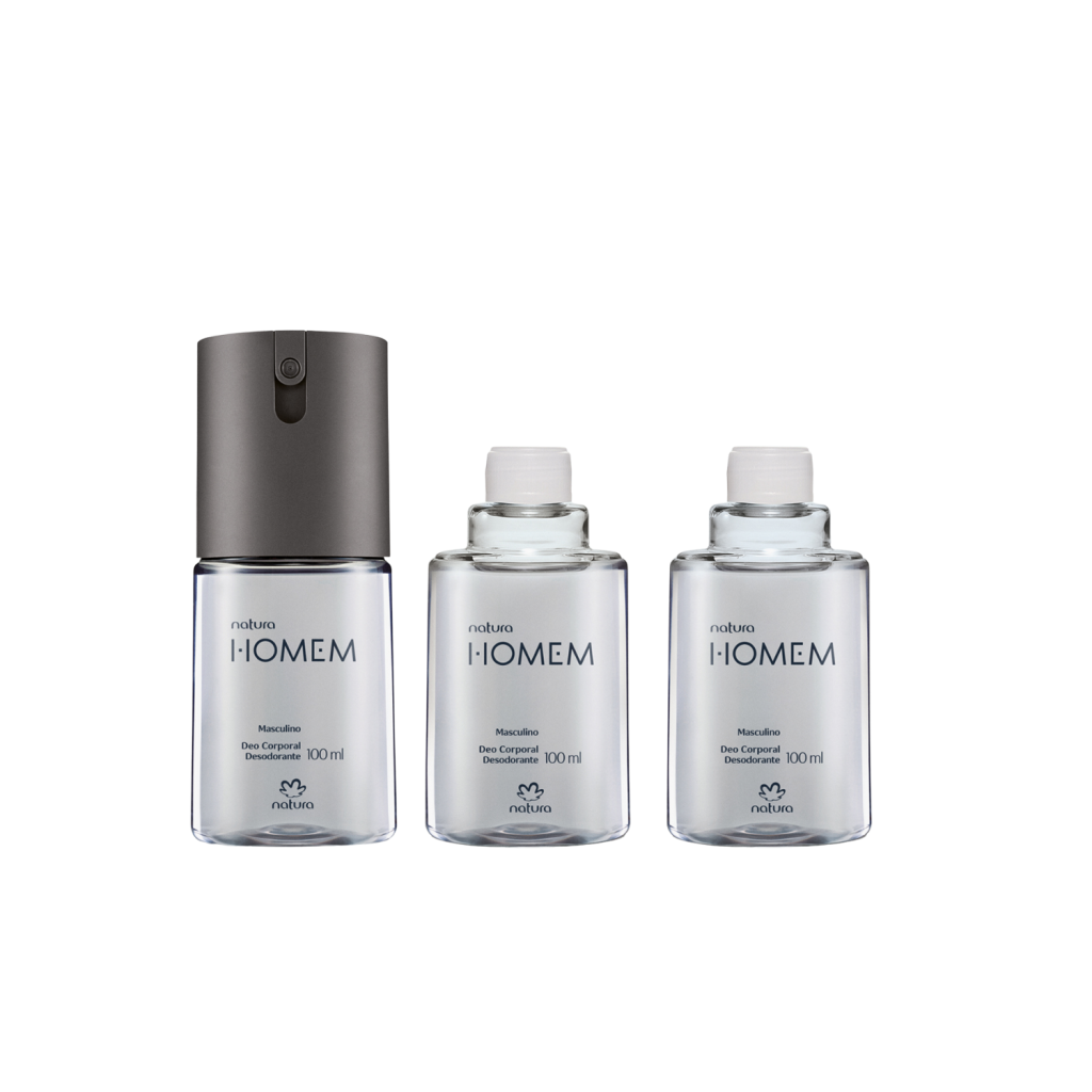 Kit Desodorante Corporal Natura Homem (3 produtos)