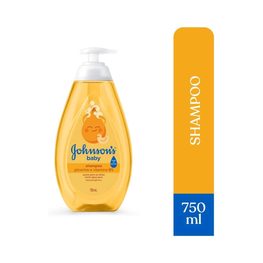 Johnson's Baby Shampoo Glicerina Para Bebê, 750ml