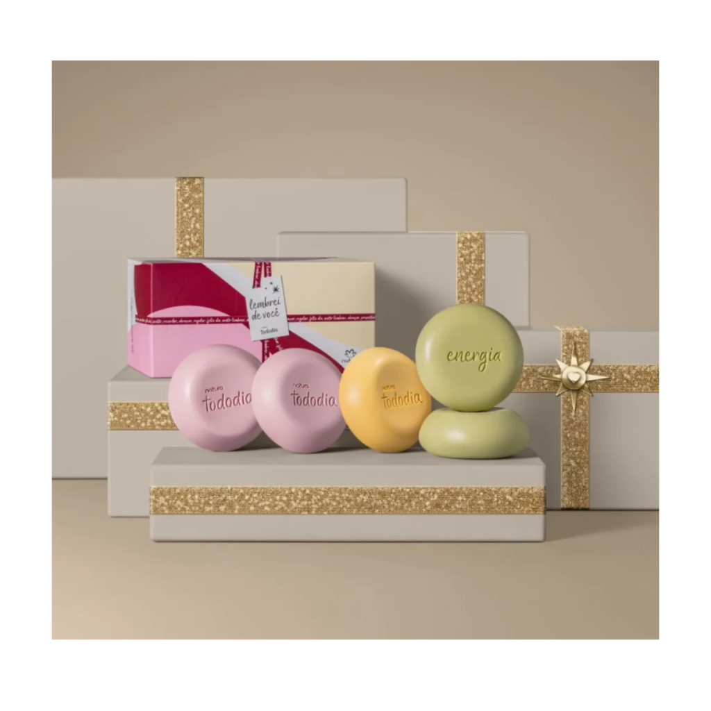 Presente Natura Tododia Sabonetes em Barra Sortidos 5un 90G