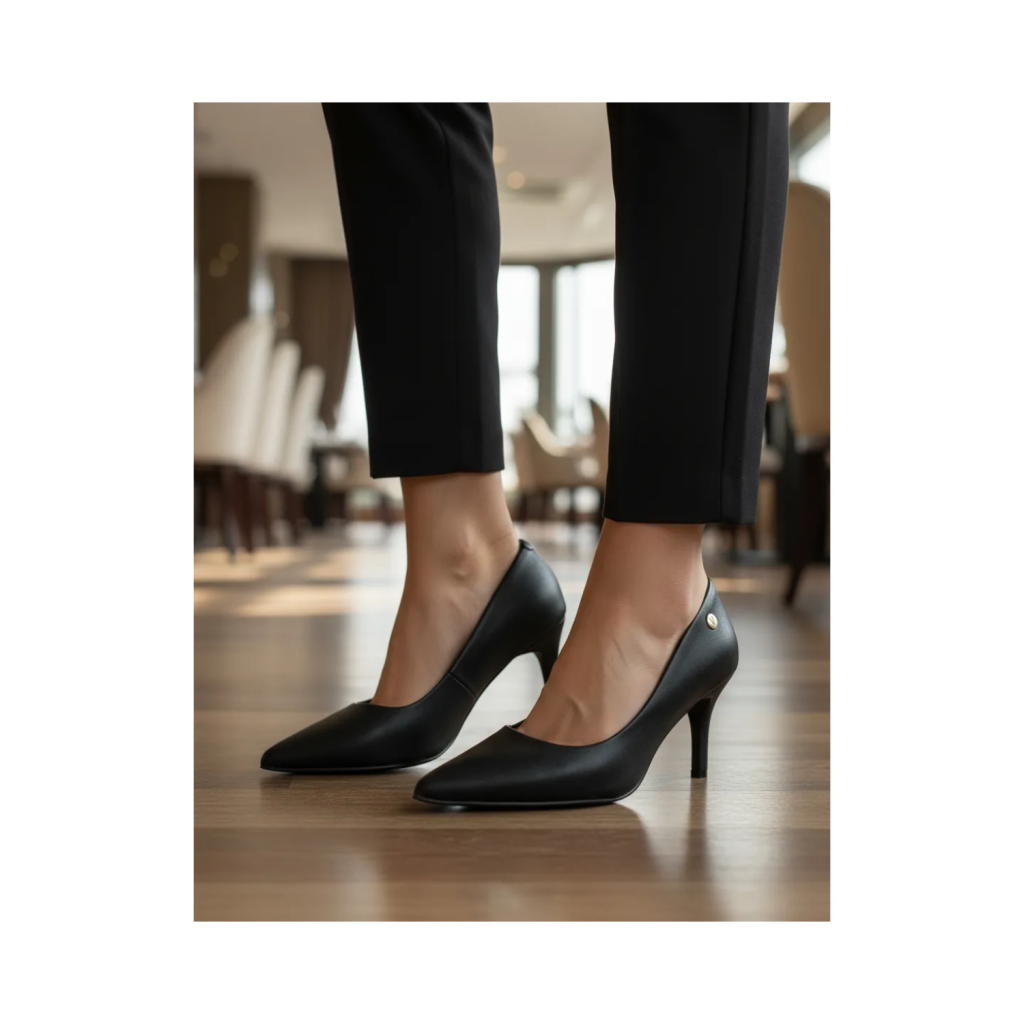 Sapato Scarpin Vizzano Salto Baixo Executivo Premium