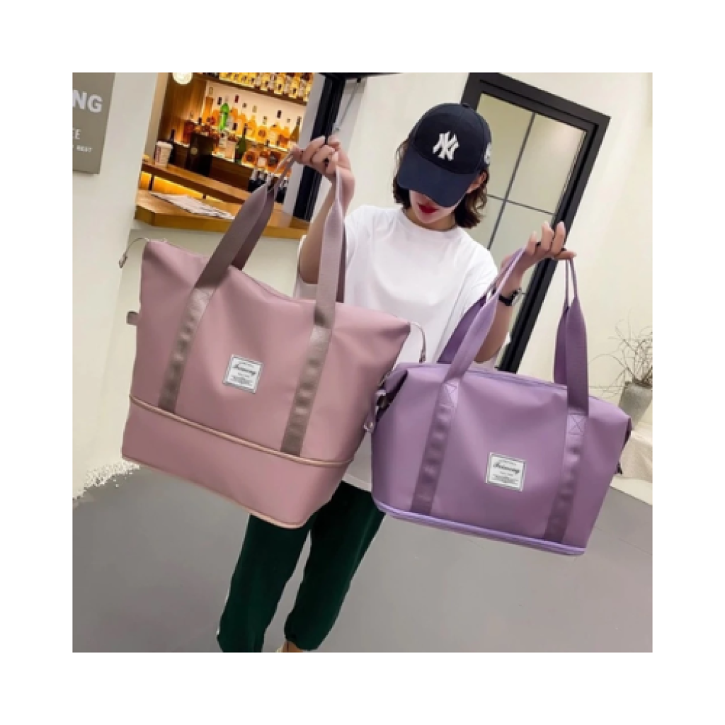 Bolsa de Viagem Impermeável Retrátil Oxford – Grande Capacidade e Alça Ajustável