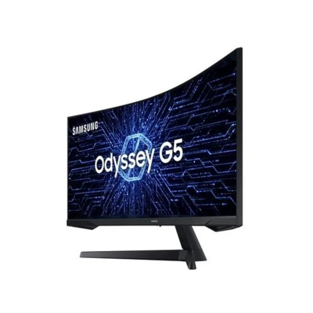 Monitor Gamer Curvo Samsung Odyssey G5 34" WQHD, Ultrawide, 165Hz, 1ms, HDMI e DP, Freesync Premium, Preto - LC34G55TWWLMZD
