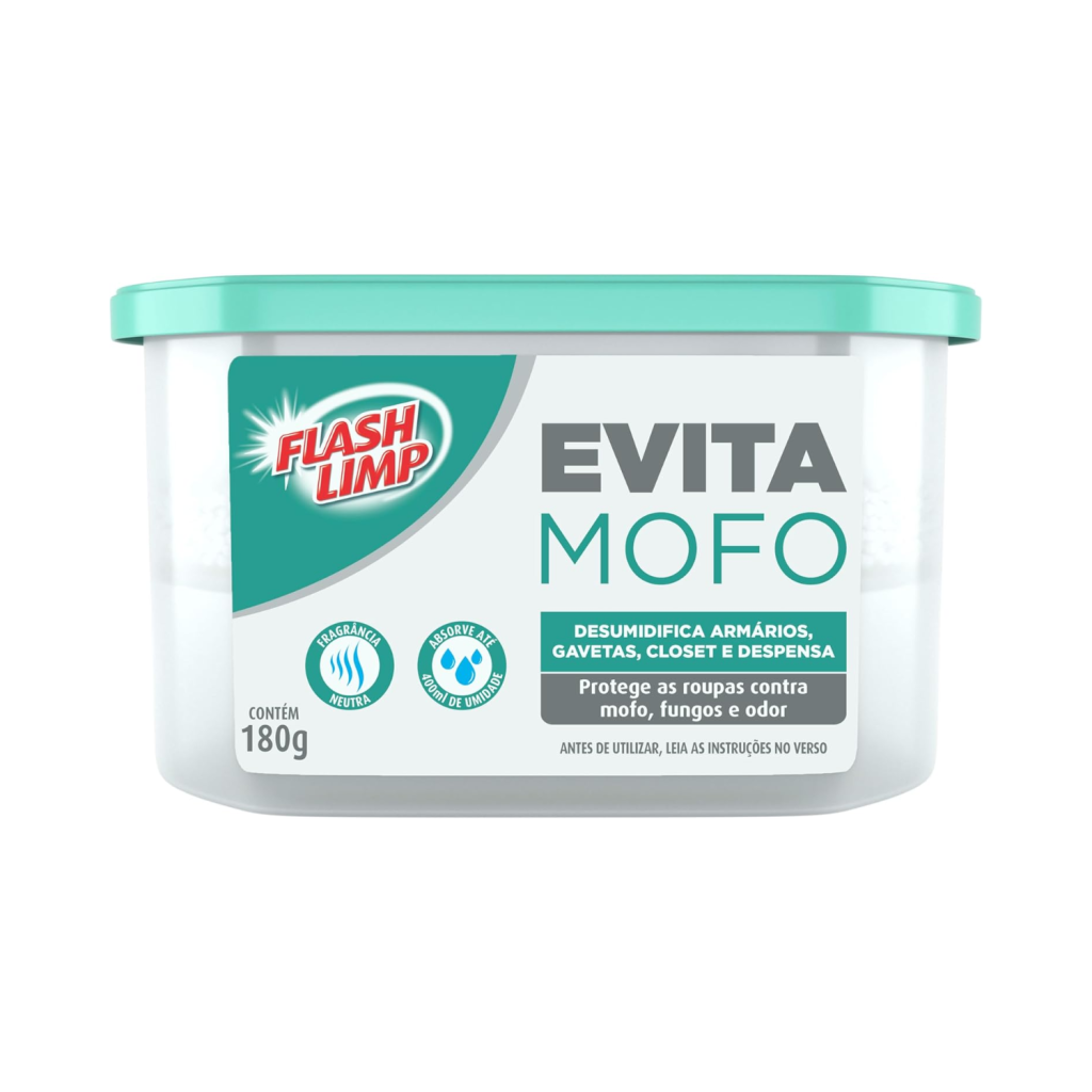 Flash Limp - Evita Mofo Para Armários Guarda Roupa 180g - AMO1881